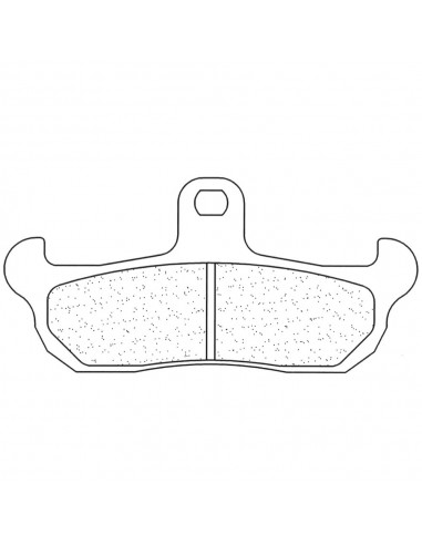 Juego de pastillas sinterizadas CL Brakes (2400EN10)