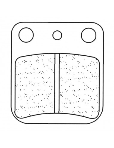 Juego de pastillas sinterizadas CL Brakes (2408ATV1)