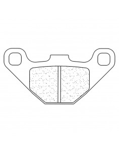 Juego de pastillas sinterizadas CL Brakes (2466ATV1)