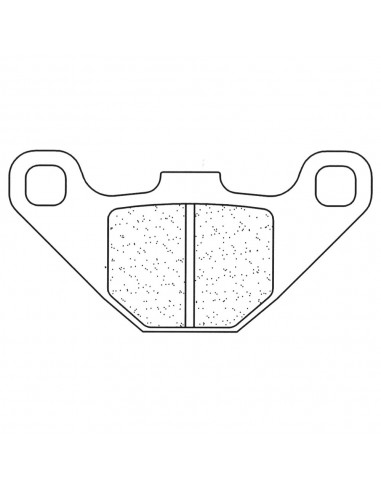 Juego de pastillas sinterizadas CL Brakes (2469ATV1)