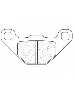 Juego de pastillas sinterizadas CL Brakes (2472RX3)