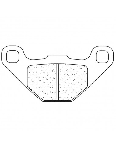 Juego de pastillas sinterizadas CL Brakes (2472RX3)