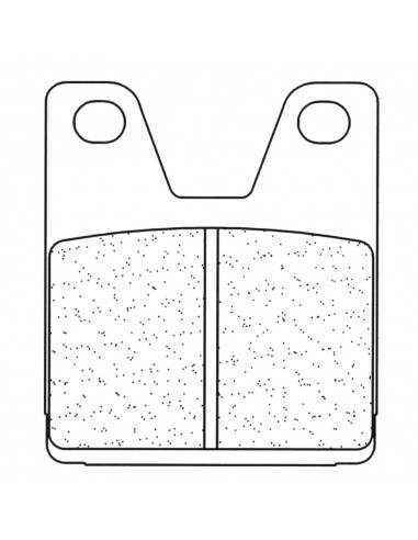 Juego de pastillas sinterizadas CL Brakes (2713RX3)