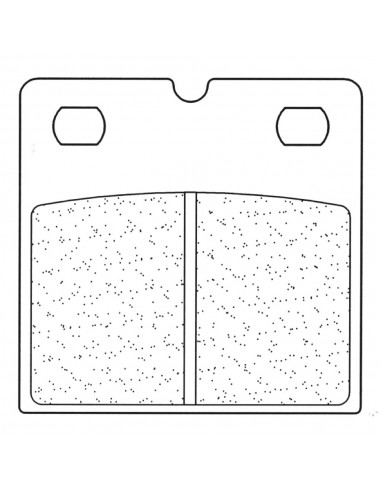 Juego de pastillas sinterizadas CL Brakes (2840A3+)