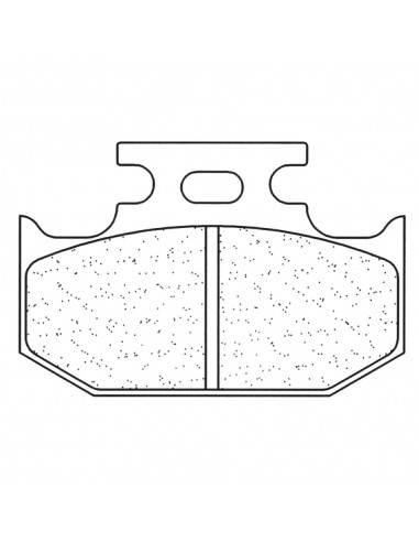 Juego de pastillas sinterizadas CL Brakes (2923ATV1)