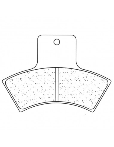 Juego de pastillas sinterizadas CL Brakes (2925ATV1)