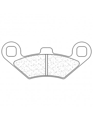 Juego de pastillas sinterizadas CL Brakes (2927ATV1)