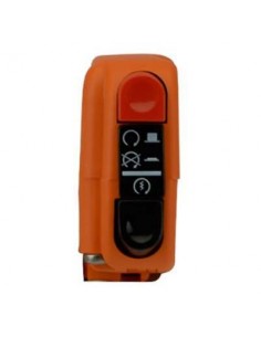 Botón on/off con arranque 9A Domino naranja 0406AB.9A