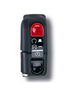 Botón on/off con arranque 9A Domino negro 0351AB.9A