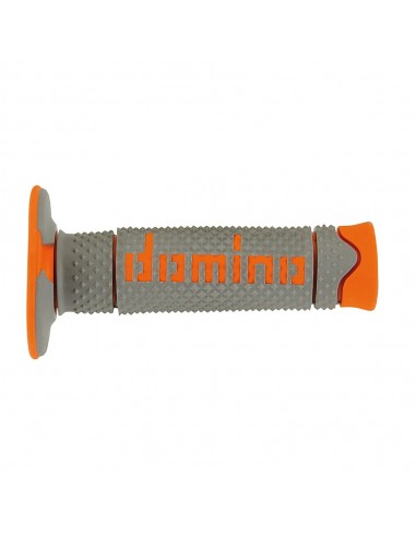 Puños off road Domino DSH gris/naranja A26041C4552