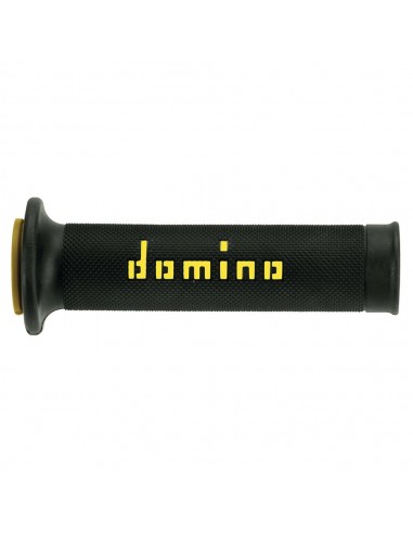 Puños racing 126mm negro/amarillo A01041C4740