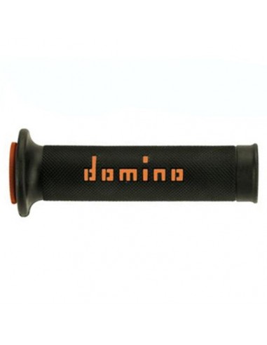 Puños racing 126mm negro/naranja A01041C4540