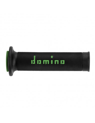 Puños racing 126mm negro/verde A01041C4440