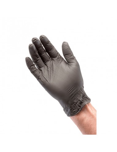 Guantes de trabajo en nitrilo DRAPER negro 100uds