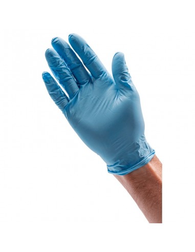 Guantes de protección en nitrilo DRAPER azul 10uds
