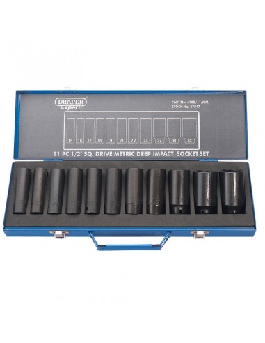 "Kit 11 vasos bihexagonales de impacto DRAPER 1/2""