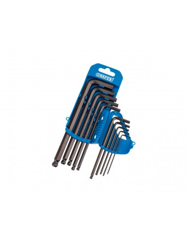 Juego de 10 llaves macho 6 caras DRAPER Largo