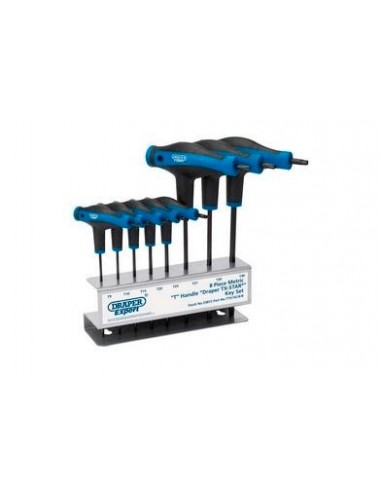 Juego de 8 llaves T/L Torx macho 6 caras DRAPER