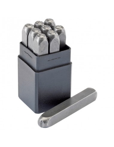 "Juego de cifras 0-9 de golpe DRAPER 4,5mm 3/16""