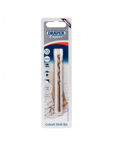 Broca ø5,5mm HSS cobalto DRAPER