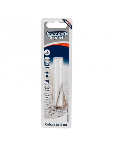 Broca ø1,5mm HSS cobalto DRAPER