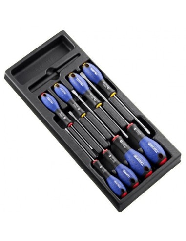Módulo de 8 destornillador estrella/ranurado EXPERT - Bandeja de plastico