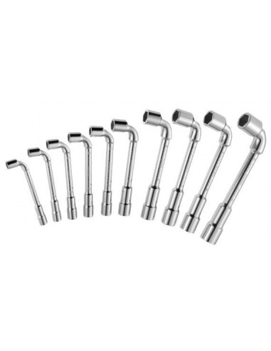 Juego de 10 llaves de pipa EXPERT 8-19mm