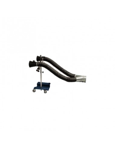 Doble boquerel de goma con soporte FILCAR Ø100mm