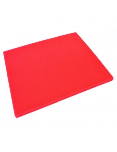 Pliego de espuma roja para filtro de aire (280x330x10mm) ARTEIN AF00000000040