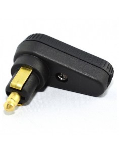 Conector DIN tipo encendedor, clavija mini BMW. 90º. BA12