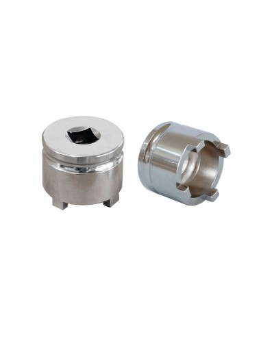 Vaso almenado cilíndrico para eje oscillante/chasis JMP Øint34mm /Øext43mm 4 muescas Kawasaki