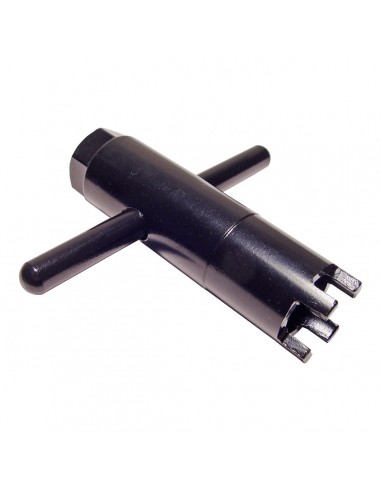 Vaso almenado cilíndrico para eje oscillante/chasis JMP Øint20mm /Øext27,4mm 4 muescas BMW