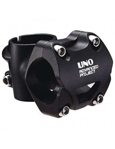 Potencia manillar UNO M03. 35mm - Ø31,8. 3D Forged Negra