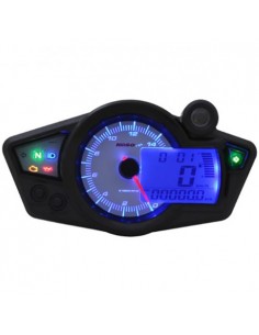 Marcador universal KOSO RX1N GP Style (blanco / azul) BA011220