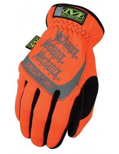 Par de guantes Mechanix Fast Fit y SFT naranja Fluo Talla L