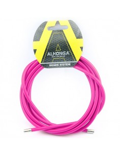 Funda cable acero laminado Ø5 Rosa 2m