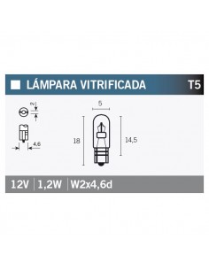 Caja de 10 lámparas OSRAM 2721