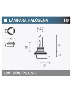 Lámpara OSRAM 64213 H9