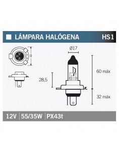 Lámpara OSRAM 64185 HS1