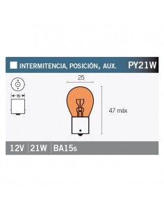 Caja de 10 lámparas OSRAM 7507