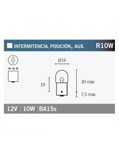 Caja de 10 lámparas OSRAM 5008