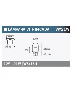 Caja de 10 lámparas OSRAM 7504