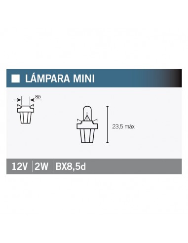 Caja de 10 lámparas OSRAM 2722MFX