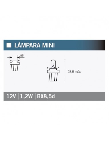 Caja de 10 lámparas OSRAM 2721MFX