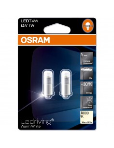Blister de 2 Lamparas OSRAM LED Retrofit 12V cool T-4 6000K