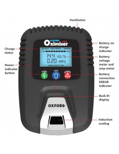 Cargador de batería Oxford Oximiser 900 EL571 0.9A