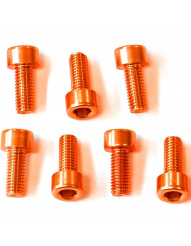 Kit tornilleria tapón depósito Pro-Bolt Kawasaki Aluminio naranja TKAWO