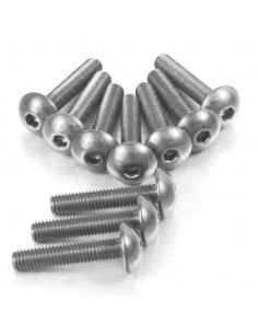 Kit tornillos de carenado Pro-Bolt ZX10R (06-07) aluminio plata FKA286S