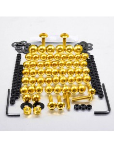 Kit tornillos de carenado Pro-Bolt ZX10R (11+) aluminio oro FKA288G