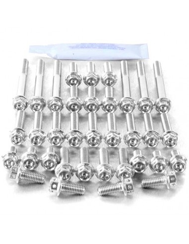 Kit tornillería aluminio Race Spec motor Pro-Bolt EOHO75HXRSE Plata